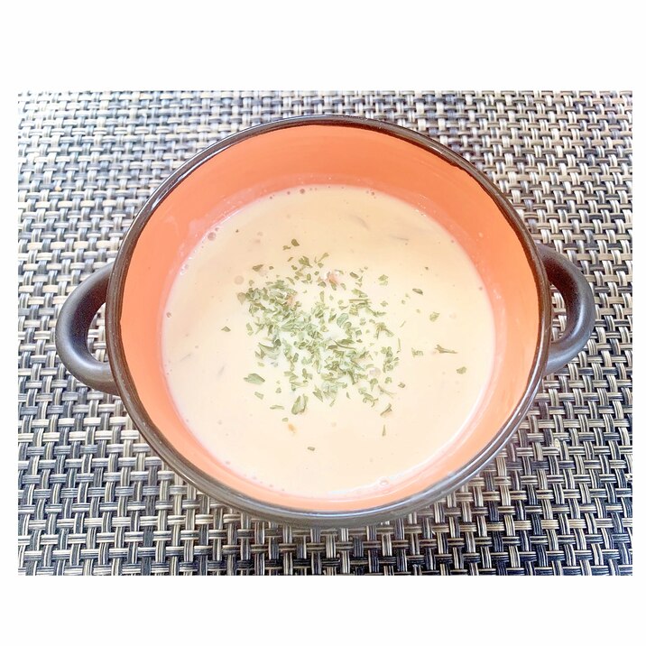 ヘルシー!豆乳味噌スープ